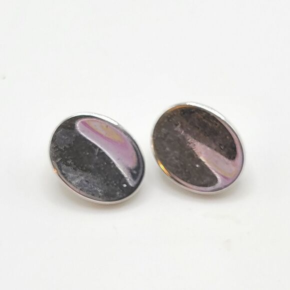 Monet Silver Clip On Earrings - Picture 1 of 5